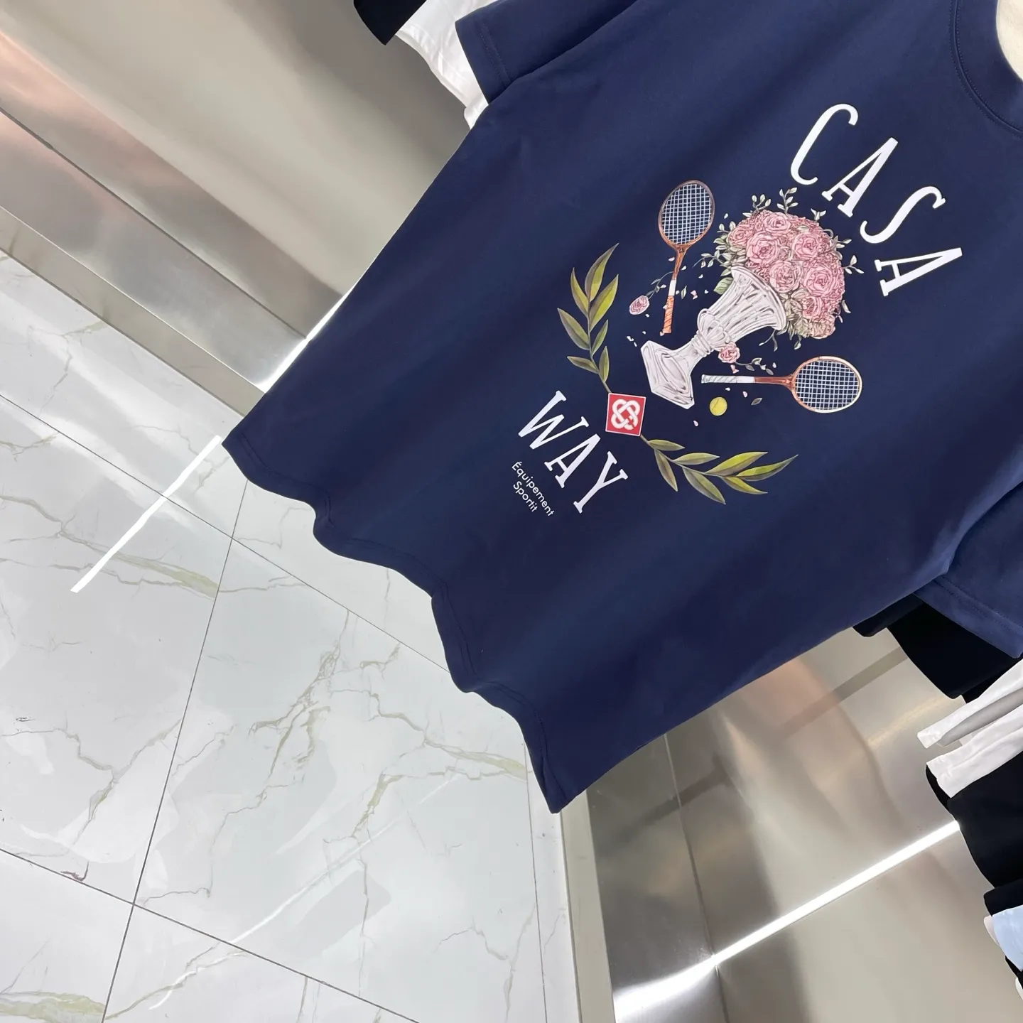 New Arrival Casablanca Classic Series T ～ ， ， 。 ， Classic ， In Stock ！ ：White Black Royal Blue Red Size：S M L XL XXL